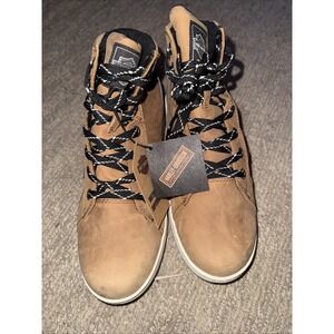 Harley Davidson® Men's Bateman Brown Waterproof Riding Boots Sneakers Size 8